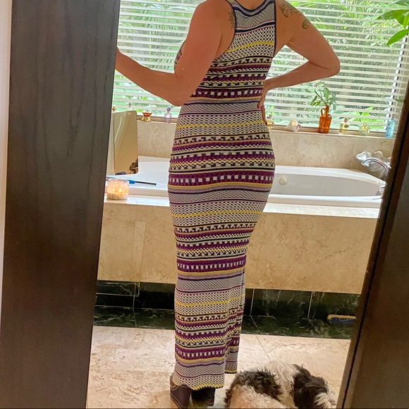 Torn by Ronny Kobo Bodycon Tank Maxi Dress Sz XS NWOT - Picture 9 of 15